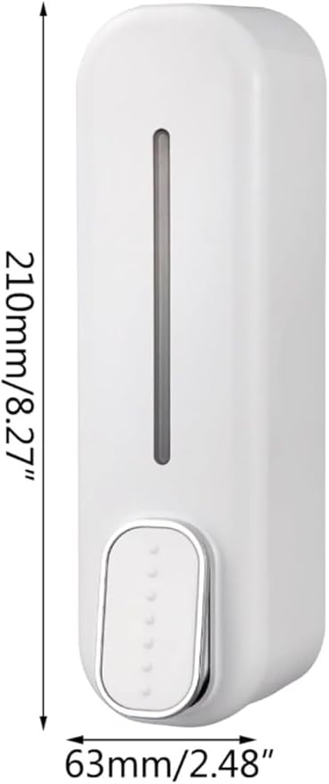 Wall Mount Soap Dispenser 300ml Shampoo Shower Gel Dispenser Lotion Container Liquid Hand Soap Dispenser Hotel Malls Hospitals Bathroom Accessories
