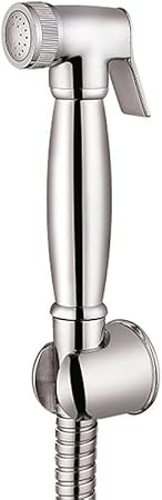 Brass Shattaf Set Chrome Plated - Silver