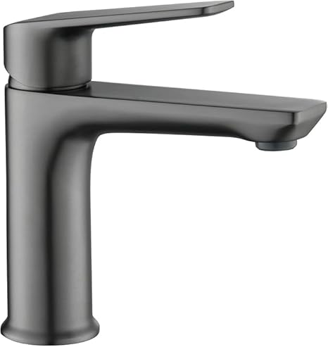 Home Basin Mixer Tap, Single Handle Washbasin Faucet with 2 PCS 60CM Hose Lavatory Tap in