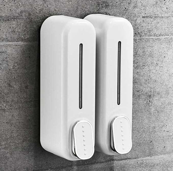 Wall Mount Soap Dispenser 300ml Shampoo Shower Gel Dispenser Lotion Container Liquid Hand Soap Dispenser Hotel Malls Hospitals Bathroom Accessories